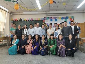 会员戈志强参加援藏支教